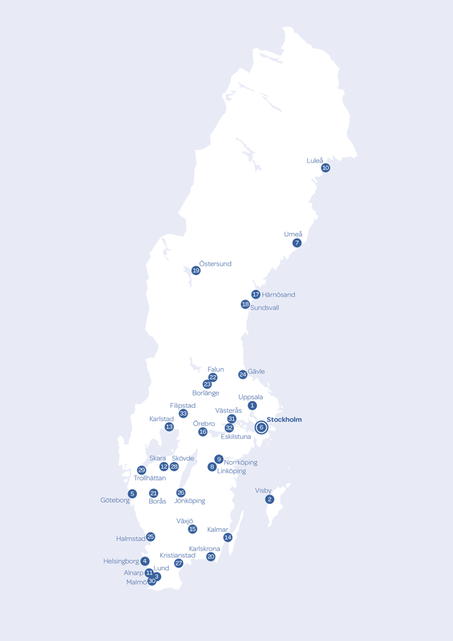 Higher Education Institutions in Sweden
